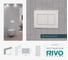 Панель смыва RIVO SYSTEMS RIVOline Белый матовый (matte WHITE) 302003 2