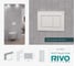 Панель смыва RIVO SYSTEMS RIVOline Белый глянцевый (glossy WHITE) 302004 2