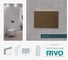 Панель смыва RIVO SYSTEMS RIVOline Латунь матовая (matte BRASS) 302007 1