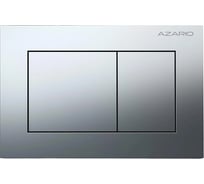 Клавиша смыва Azario AZ-ABS-001-CH Нью-ТС пластиковая, квадратная. хром глянец, 245×162,5×28,3 мм, для инсталляций AZ-G12 и AZ-TS006T 00098494