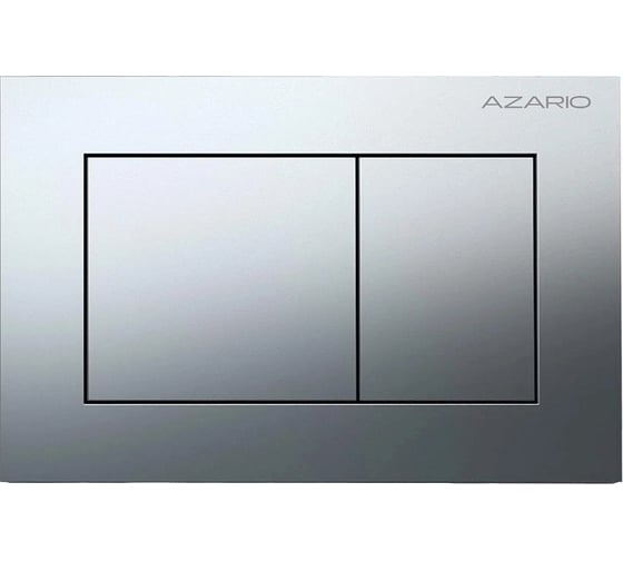 Клавиша смыва Azario AZ-ABS-001-CH Нью-ТС пластиковая, квадратная. хром глянец, 245×162,5×28,3 мм, для инсталляций AZ-G12 и AZ-TS006T 00098494