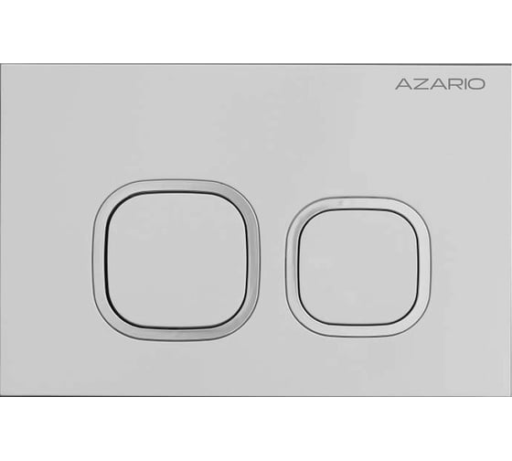 Клавиша смыва Azario AZ-ABS-002-CH Нью-ТС пластиковая, квадратная, хром глянец, 245×162,5×28,3 мм, для инсталляций AZ-G12 и AZ-TS006T 00098501