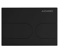 Клавиша смыва Azario AZ-SS-001-B Нью-ТС из нержавеющей стали, овальная, черная матовая, 245×162,5×30,2 мм, для инсталляций AZ-G12 и AZ-TS006T 00098419