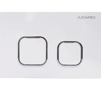 Клавиша смыва Azario AZ-ABS-002-W Нью-ТС пластиковая, квадратная, белый глянец, 245×162,5×28,3 мм, для инсталляций AZ-G12 и AZ-TS006T 00098515