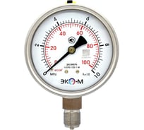 Манометр ЭКО-М МД90-100-M-10МПа Экомера МД90-100мм 0..10МПа M20.1.5 (для гидрозаполнения)