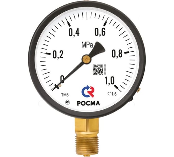 Манометр РОСМА ТМ-220Р.00(0-0,4MPa)G1/4.2,5 УТ-00051445