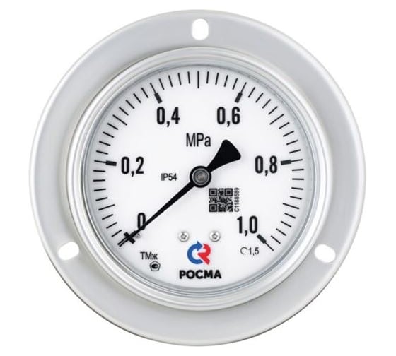 Манометр Манометр РОСМА ТМВж-520РКТ(-0,1-0,5MPa)М20х1,5.1,5 00000041494