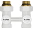 Узел нижнего подключения KOHR 1/2x3/4 прямой белый LC 01025W 2
