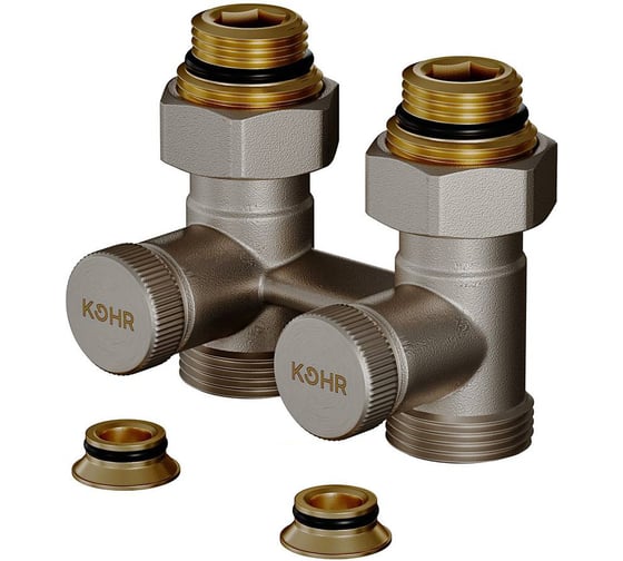 Узел нижнего подключения KOHR 1/2x3/4 прямой LC 01025NK