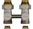 Узел нижнего подключения KOHR 1/2x3/4 прямой LC 01025NK 2