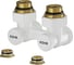 Узел нижнего подключения KOHR 1/2x3/4 угловой белый LC 02025W 1