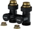 Узел нижнего подключения KOHR 1/2x3/4 прямой черный LC 01025B 1