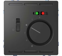 Терморегулятор теплого пола с центральной платой Systeme Electric Merten D-Life антрацит SE MTN5764-6034