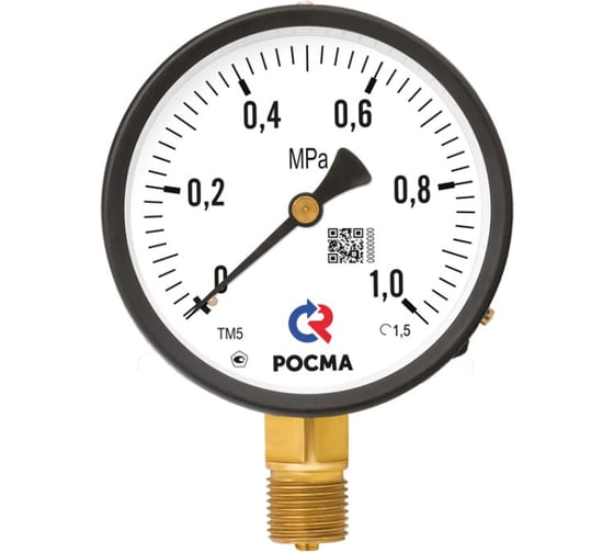 Манометр Росма ТМ-610Р.04(0-100кгс/см?)M20x1,5.1,5 УТ-00051054 1