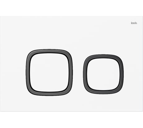 Универсальная клавиша смыва IDDIS Unifix белая 004 UNI04WBi77