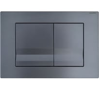 Клавиша смыва AZARIO NEW оружейная сталь (матовый), пластик 240х160х10мм (инст.AZ-501A и AZ-H401A) 00097782