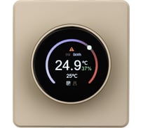 Терморегулятор KRANZ ROUND Wi-Fi с/у шелк KR-78-0728-7