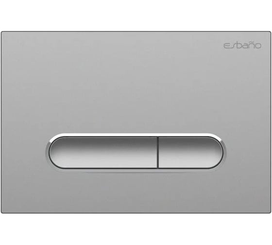 Клавиша для инсталляции Esbano OVL-17GM, оружейная сталь ESINOVL17GM