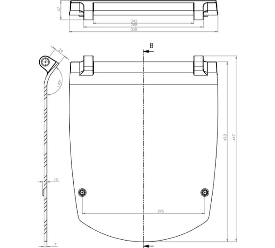 Сиденье для унитаза Cersanit CARINA DPL EO slim S-DS-CARINA-S-DL-t