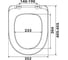 Сиденье для унитаза AV Engineering FLAT, ЦИ-0681472000 3