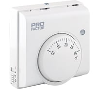 Термостат комнатный электромеханический PROFACTOR 10А, 230V PF TR 643