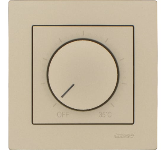 Терморегулятор Lezard VESNA титан 742-3737-205
