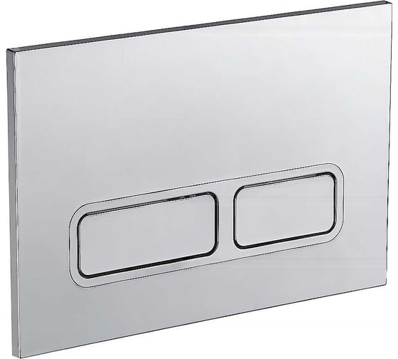 Клавиша смыва Azario IN-005.04 хром (прямоугольная, матовая) 240*160*7 мм 00095263
