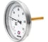 Термометр биметаллический РОСМА 100мм, Тип - БТ-52.211.. Диапазон 0-100С. Резьба M20x1,5. Длина штока 46мм. Степень защиты IP54 00000037633 1