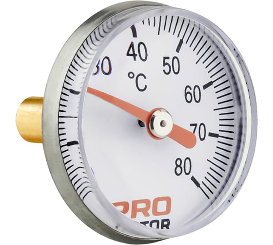 Термометр PROFACTOR D 40мм аксиальный 1/4 0–80С PF SG 866
