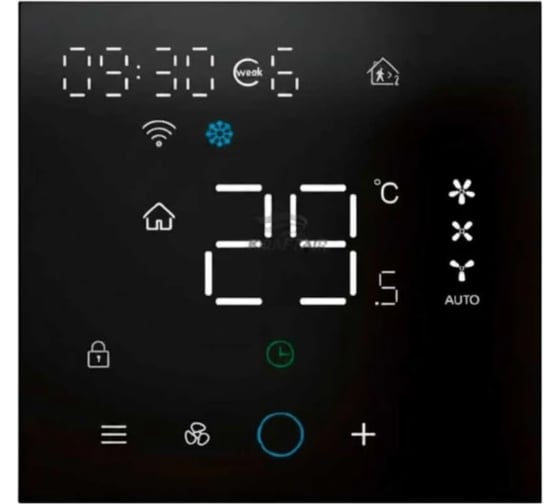 Термостат KRAFTAIR Т901, FCU 2/4pipe БЕЗ Wi-Fi