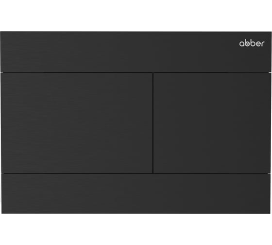 Кнопка смыва ABBER черная матовая AC0127MB