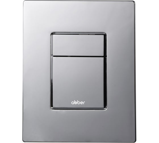 Кнопка смыва пневматическая ABBER хром глянцевый AC0123