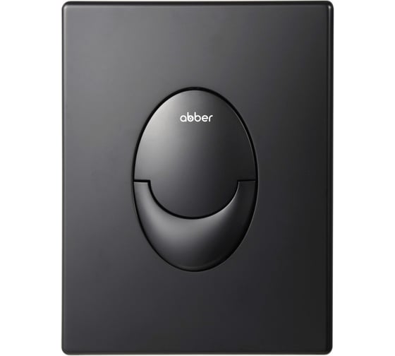 Кнопка смыва пневматическая ABBER черная матовая AC0125MB
