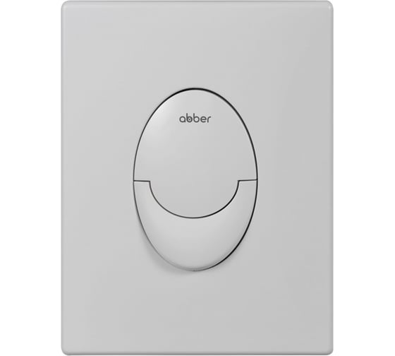 Кнопка смыва пневматическая ABBER белая матовая AC0125MW
