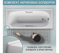 Комплект акриловых бордюров для ванной BNV "Прометей" 4603312129467