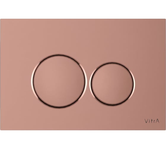 Кнопка смыва для инсталляции Vitra Origin, мягкая медь, двойной смыв, 740-2440