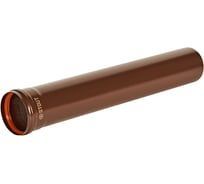 Удлинитель дымохода традиционный STOUT D80(п-м), L1000, коричневый SCR-0080-701000 PEE9H4MMBMJ6AS