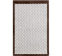 Радиаторный экран ВИЕНТО металлический 3 секционный, коричневый 3МЭРкор