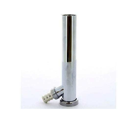 Отвод Viega 1 1/4"х200, штуцер 3/4" для сливного шланга, хром 103033