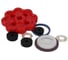Ремонтный набор кран-буксы и вентиль "Ромашка" СаМат Плюс (красная) (4 шт) SanT-0278 1