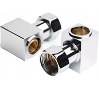Угловое соединение СаМат Плюс 3/4"х1/2" гш для полотенцесушителя, квадрат (1 шт) SanT-2300