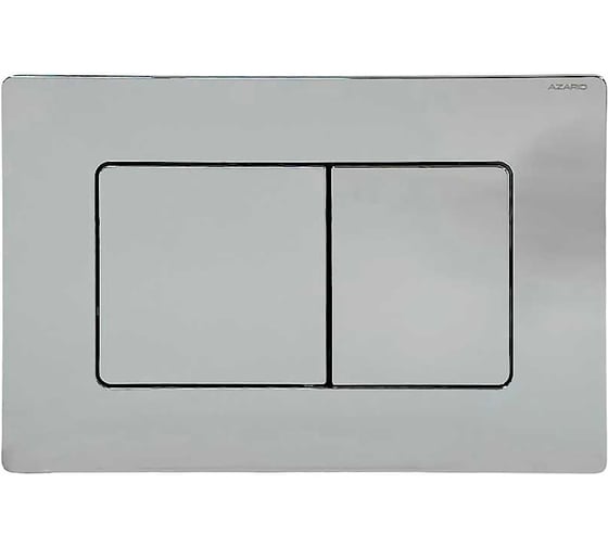 Клавиша смыва NEW хром (квадратная), пластик (инст.AZ-501A и AZ-H401A) Azario 00095159