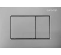 Клавиша смыва Azario AZ-ABS-001-BR Нью-ТС квадратная, серая матовая, пластик, 245x162.5x28.3 мм 00106553