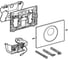 Система управления смывом электронная Geberit питание от сети, для смывного бачка скрытого монтажа Sigma 12 см, со смывной клавишей Sigma10 round, автоматический 115.906.SN.6 2