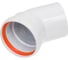 Отвод KRATS D80 45°, M/F W80-45 1