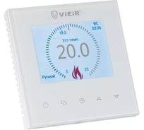 Термостат электронный комнатный ViEiR с цветным дисплеем и Wi-Fi для теплого пола и отопления VR411WIFI-F (V)