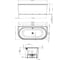 Панель фронтальная для ванны пристенной AM.PM X-joy 170x75 см W94A-170U75W-P 3