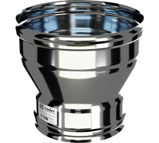 Переходник КРАФТ ГАЗ сталь 316, 0.5 мм, П160-М200 c323006