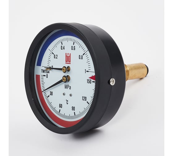 Термоманометр BD ТМТБ БД 41Р.2 0-150 °C, 0-1 МПа, класс точности 2.5, G1/2 881127188