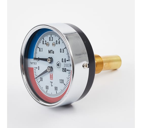 Термоманометр BD ТМТБ БД 41Т.2 0-150 °C, 0-0.6 МПа, класс точности 2.5, G1/2 889246187